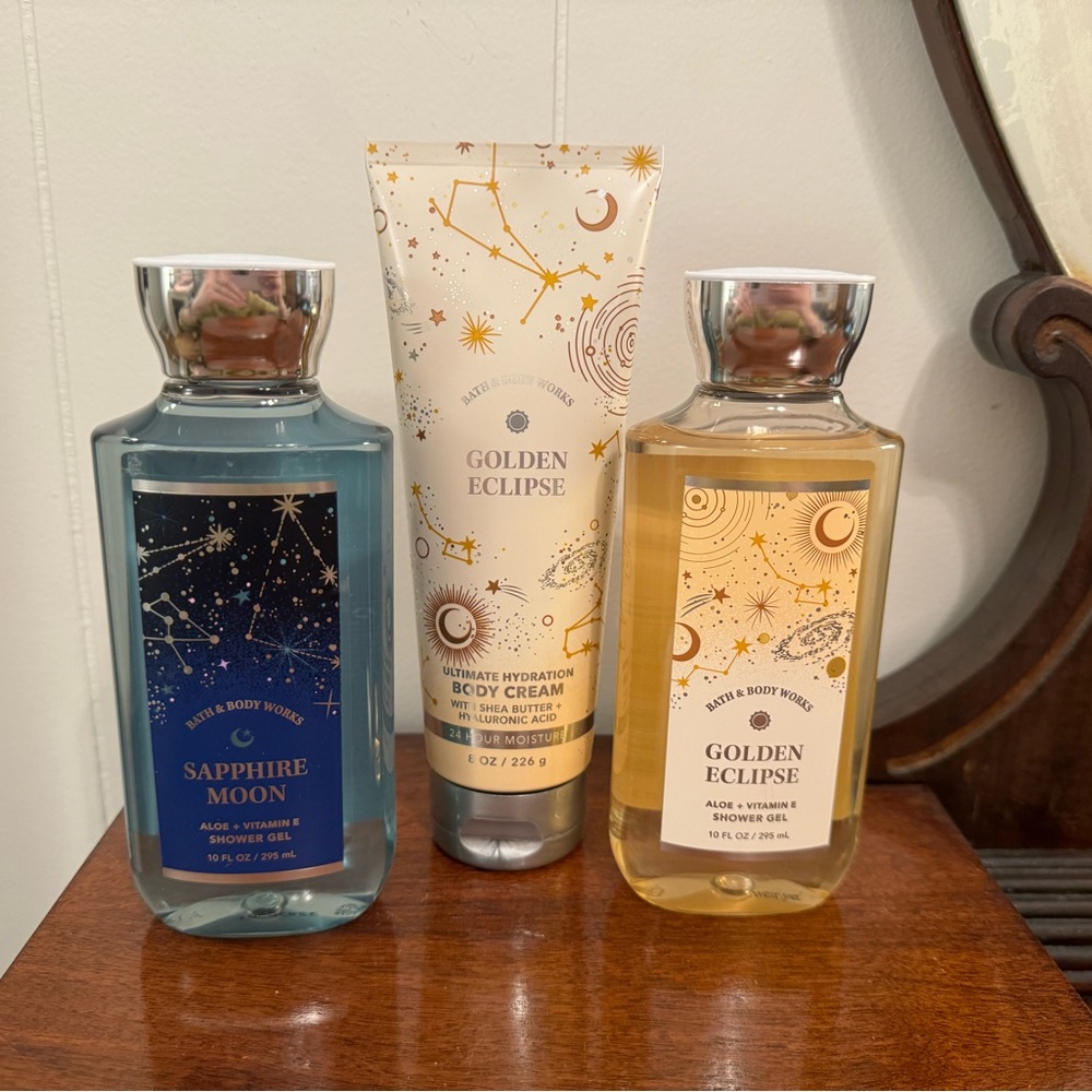 NEW Unopened Lot of Bath & Body Works - Golden Eclipse & Sapphire Moon 🌙 ✨